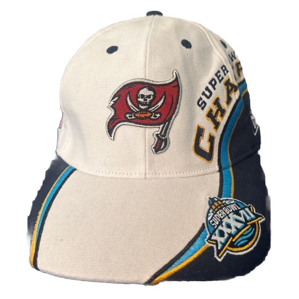 Tampa Bay Buccaneers Super Bowl Champions XXXVII hat cap Reebok 2002 Adjustable
